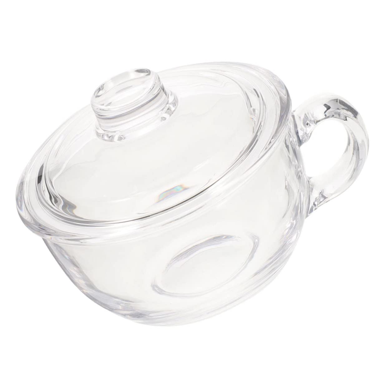 Bol en verre anti-brûlure TOYANDONA avec anse pour soupe chaude et conservation