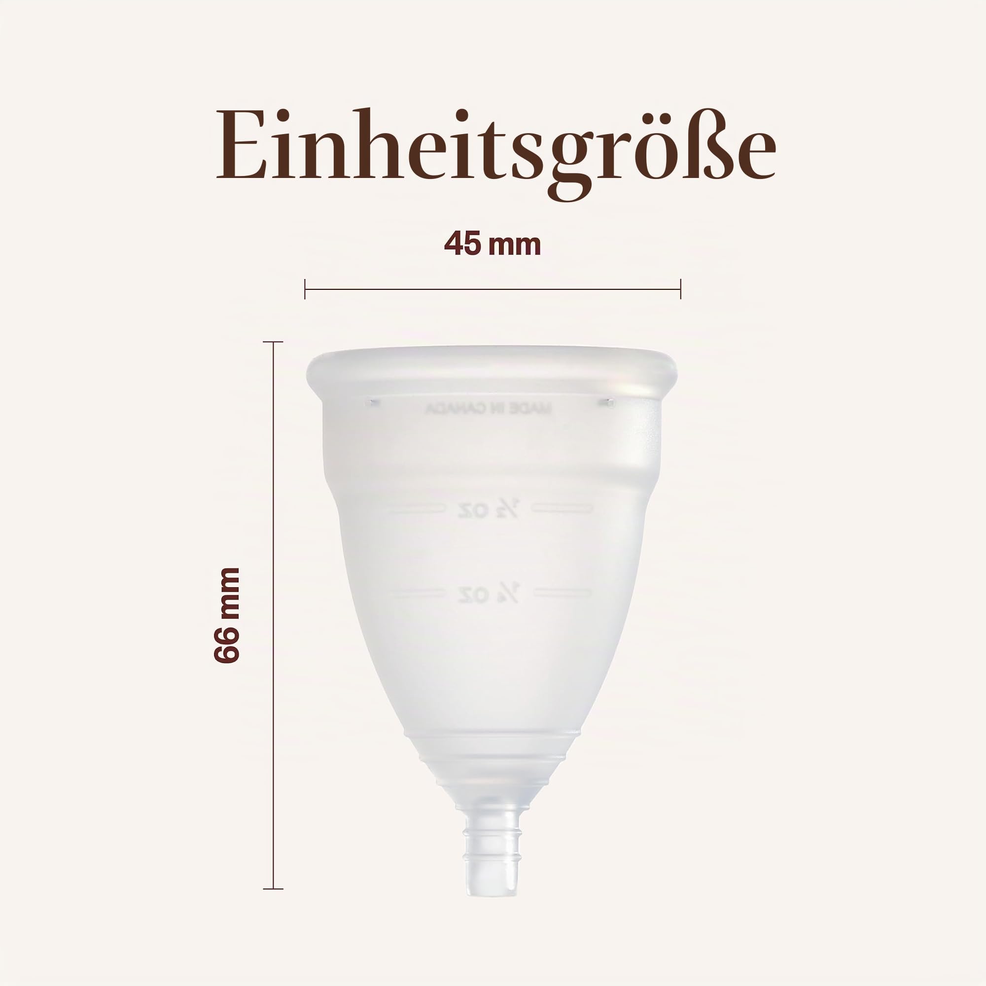 DivaCup Menstruationstassen Modell 2. 100 % Silikon in medizinischer Qualität, BPA-frei