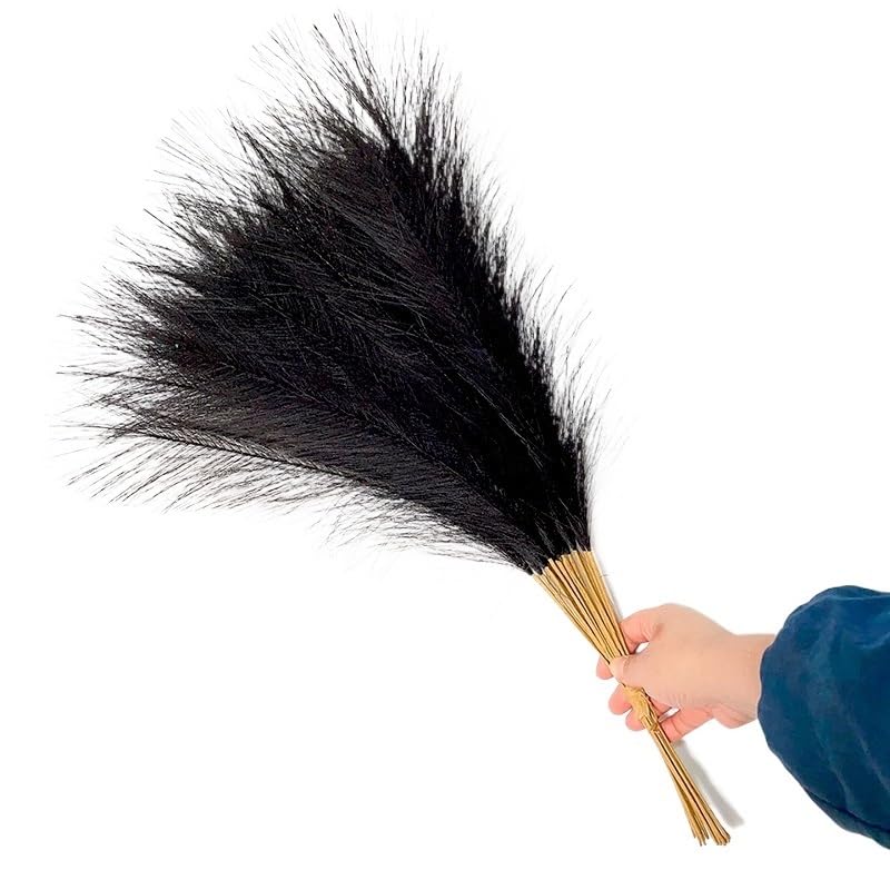 Pampas Grass Artificial 55 cm 10 Piezas Simulado miniatura 1
