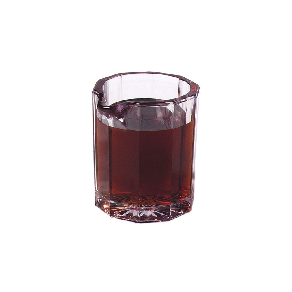 Jarro de jarabe, jarra transparente para cocina, hogar y restaurante, plástico, 2.1 onzas, transparente