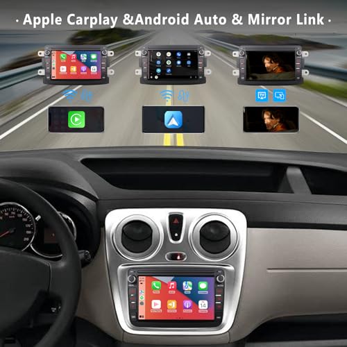 Autoradio GPS pour Dacia Duster avec écran tactile et Bluetooth intégré