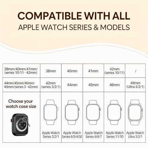 TOYOUTHS Silicone Metal Pretty Strap Compatible with Apple Watch Band Women by TOYOUTHS - Used condition - Image 3