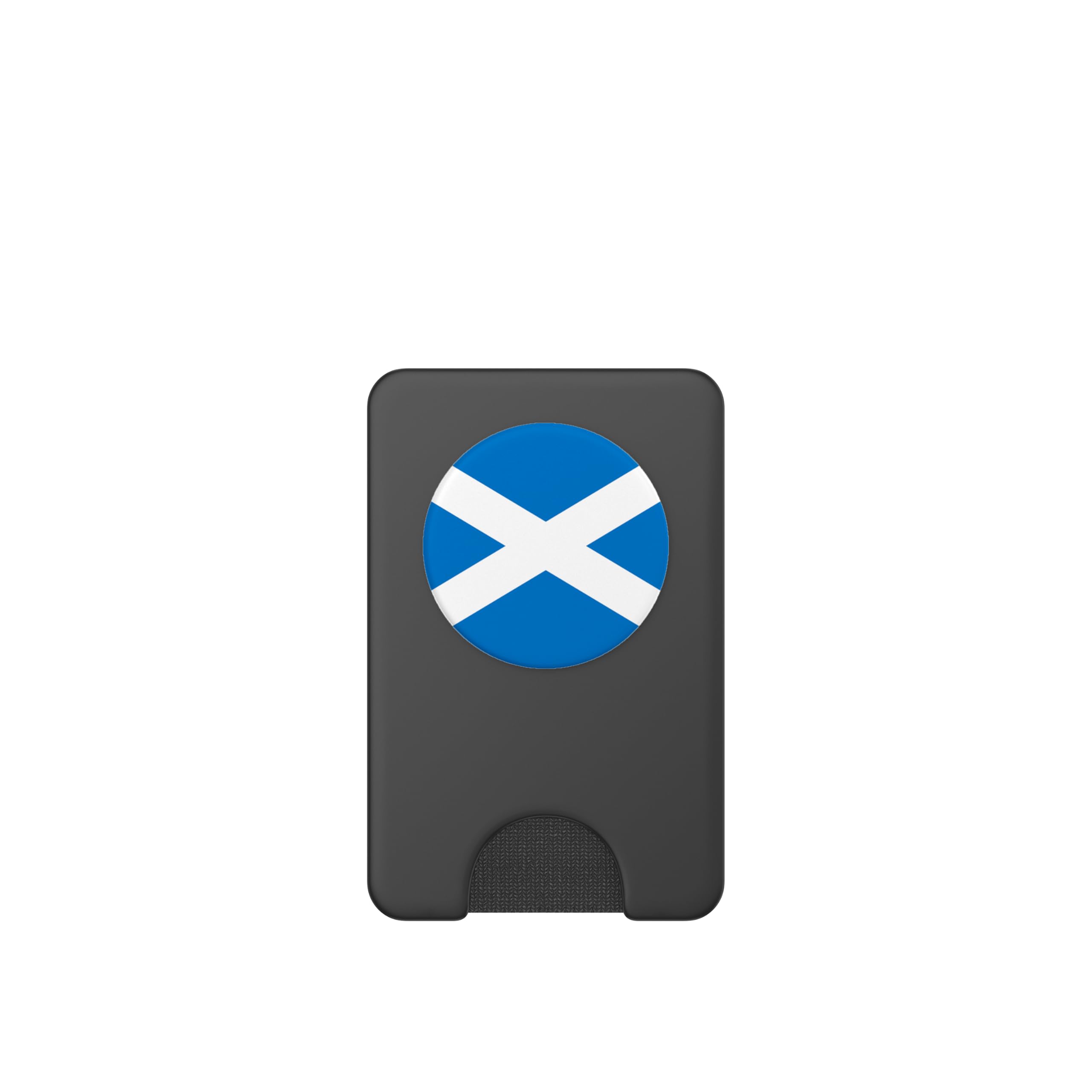 Scotland Flag UK Scottish Europe Neeps Haggis Saltire Cross PopSockets PopWallet for MagSafe, Black - Image 2
