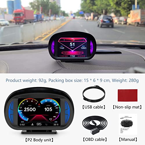 Acecar Digital Obd2 Speedometer, Universal Car Hud Head Up Display With Speed Mph, Tachometer, Troubleshooting, Improvement Warning Function Hd Display, For Most Vehicles After 2008 #TOP5