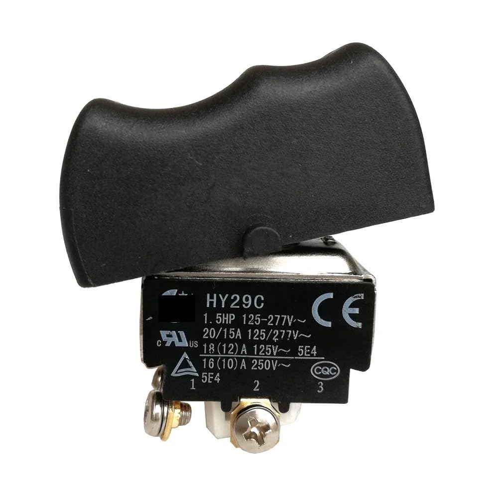 HY29C Momentary Toggle Switches DPDT On-On 1.5HP 4 Pins Screw NWPNLXEA