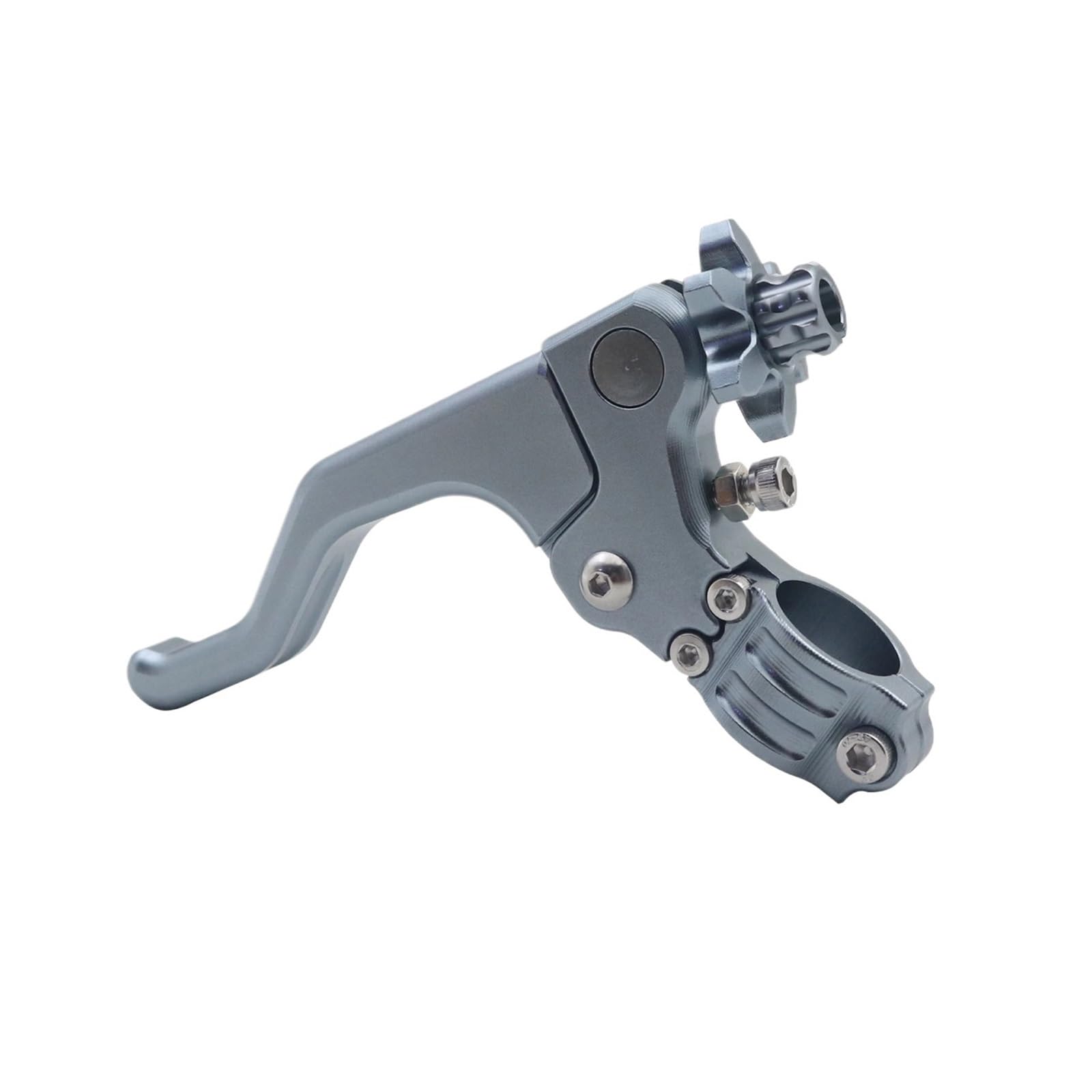 Maneta de embrague CNC para Yamaha YZ WR en aluminio robusto gris para acrobacias