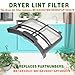 (Upgraded) Dryer Lint Filter Trap Screen Fit for GE Clothes Dryer Dryer Lint Strainer Replaces WE16X32537 WE16X29597 AP7205579
