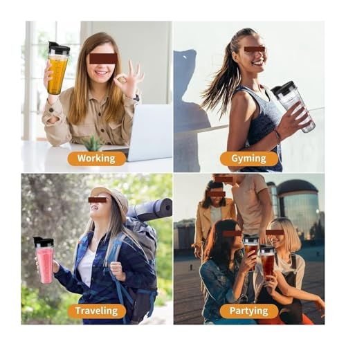 Piezas de repuesto para licuadora Ninja SS101 set vaso y tapa 24oz miniatura 5