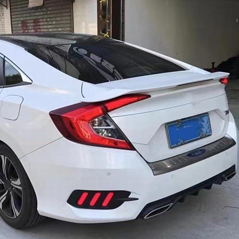 Spoiler de coffre Civic 2016-2020 aérodynamique en ABS rigide - 4