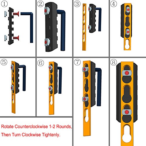 TuFok Low Profile Keymod Rail Section Aluminum((13-Slot RED) - Thumbnail 5
