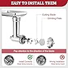 Metal Food Grinder Attachment for KitchenAid Stand Mixers Includes Sausage Stuffer Tubes,Durable Meat Grinder Food Processor Attachment for kitchenAid,with a Wealth of Accessories