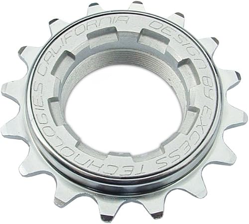 Exceso de 15 dientes 3/32" 3 trinquetes cromo rueda libre