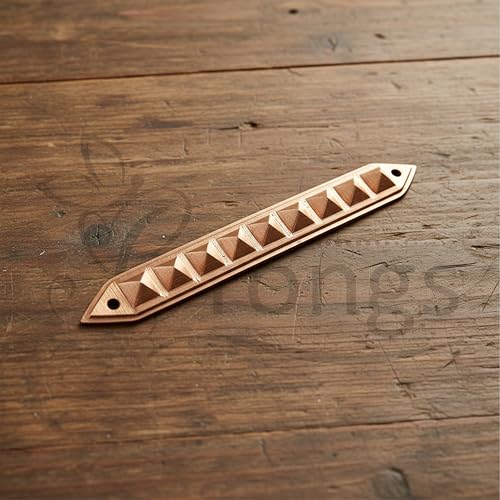 Image of Copper 9 Pyramid Strip |Size- 7Inch |Weight- 110gm Approx | Vastu Remedy Tool |Strip with Pyramid Design for Correcting Corner | Home & Spritual Decor | Pack of 1