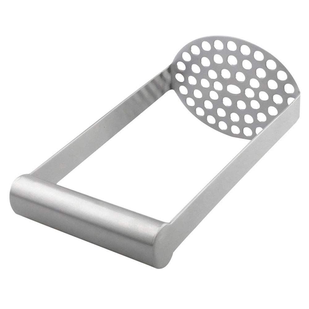 Machacador de patatas de acero inoxidable para puré de patatas, mermeladas, verduras y frutas