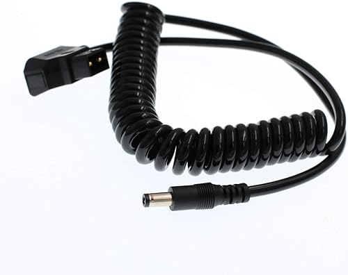 Miniatura 1 de DRRI D-Tap macho a DC 0.217x0.098 in Cable en espiral para Blackmagic Video Assist