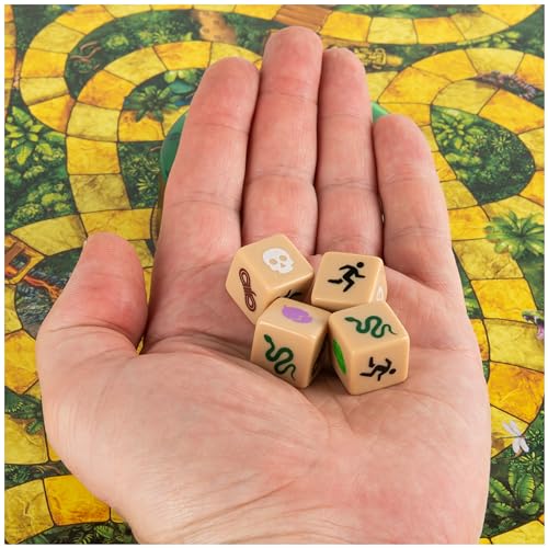 Spin Master Games, Jumanji 30th Anniversary Edition, The Classic Thrilling Adventure Family Board Game Based on the Action-Comedy Movie, Updated Jungle Challenges, 2-4 Players, for Ages 6 & Up by Spin Master Games - Image 7