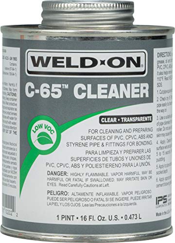 Weld-On C-65 PVC Cleaner (1 Pint)