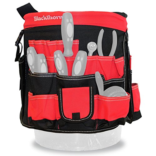 Blackthorn Bucket Tool Organizer - 5 Gallon Size w/ 47 Pockets