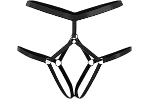 Chic Lace Assless Strappy Panties