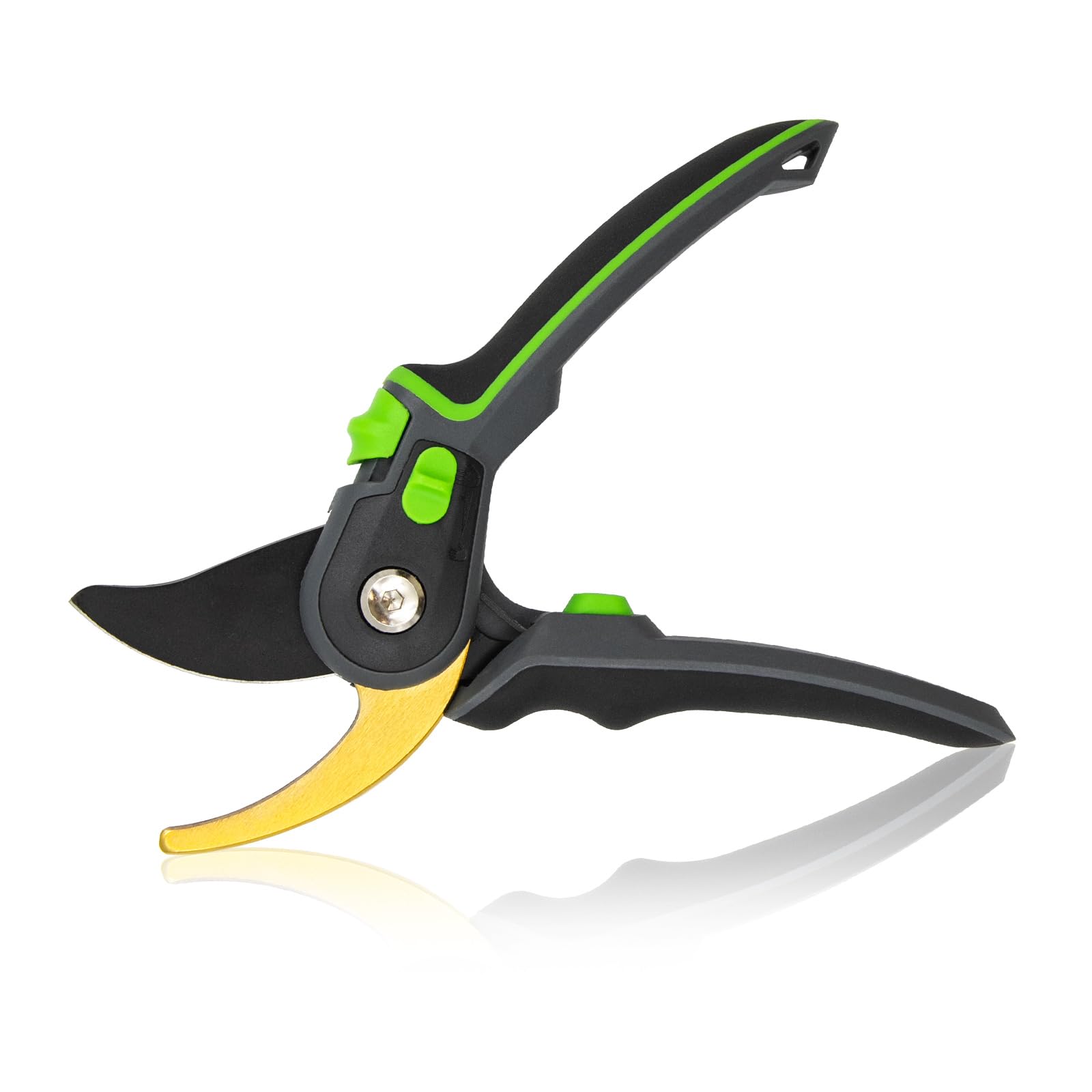 Garden Clippers, Handheld Pruning Shears for Gardening, Garden Shears, Plant Cutting Clippers, Garden Tools, Sharp and Durable, Easy to Lock, Pruners for Trees, Plants and Garden Maintenance