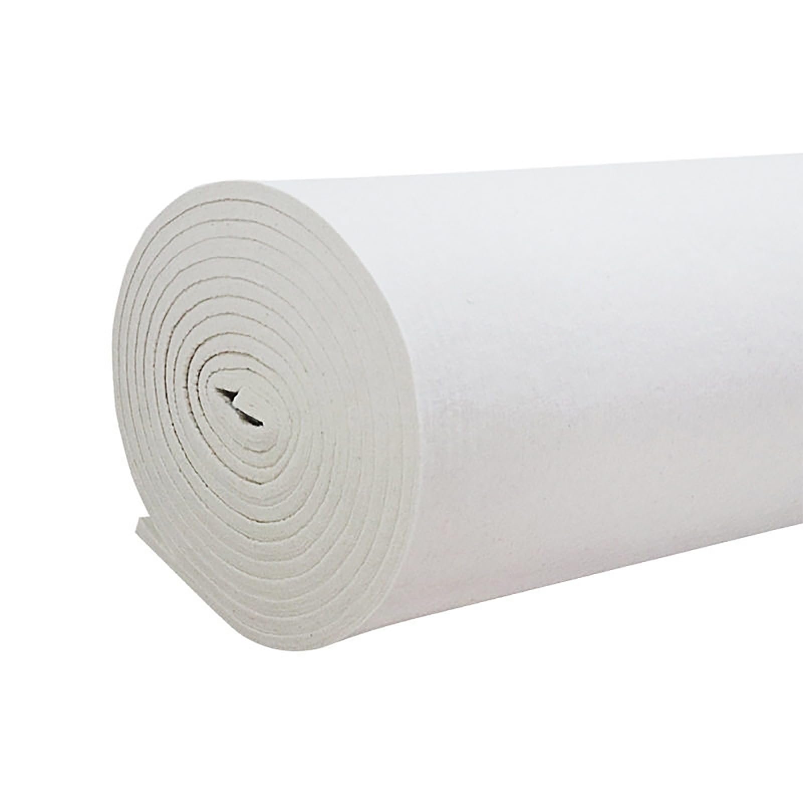 ERRULAN 100 cm breite industrielle absorbierende Mattenrollen für Ölverschmutzungen, schwere Öl- und Wattepads, Polypropylen-Ölbaumwolle(2mm/0.08in,250cm/98.43in)