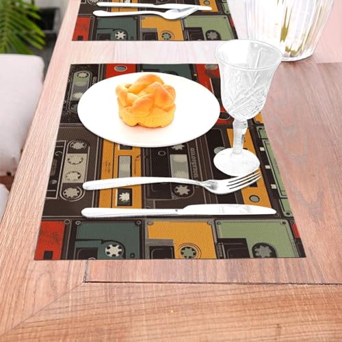 Sets de table lavables antidérapants pour protéger la table des taches - 5
