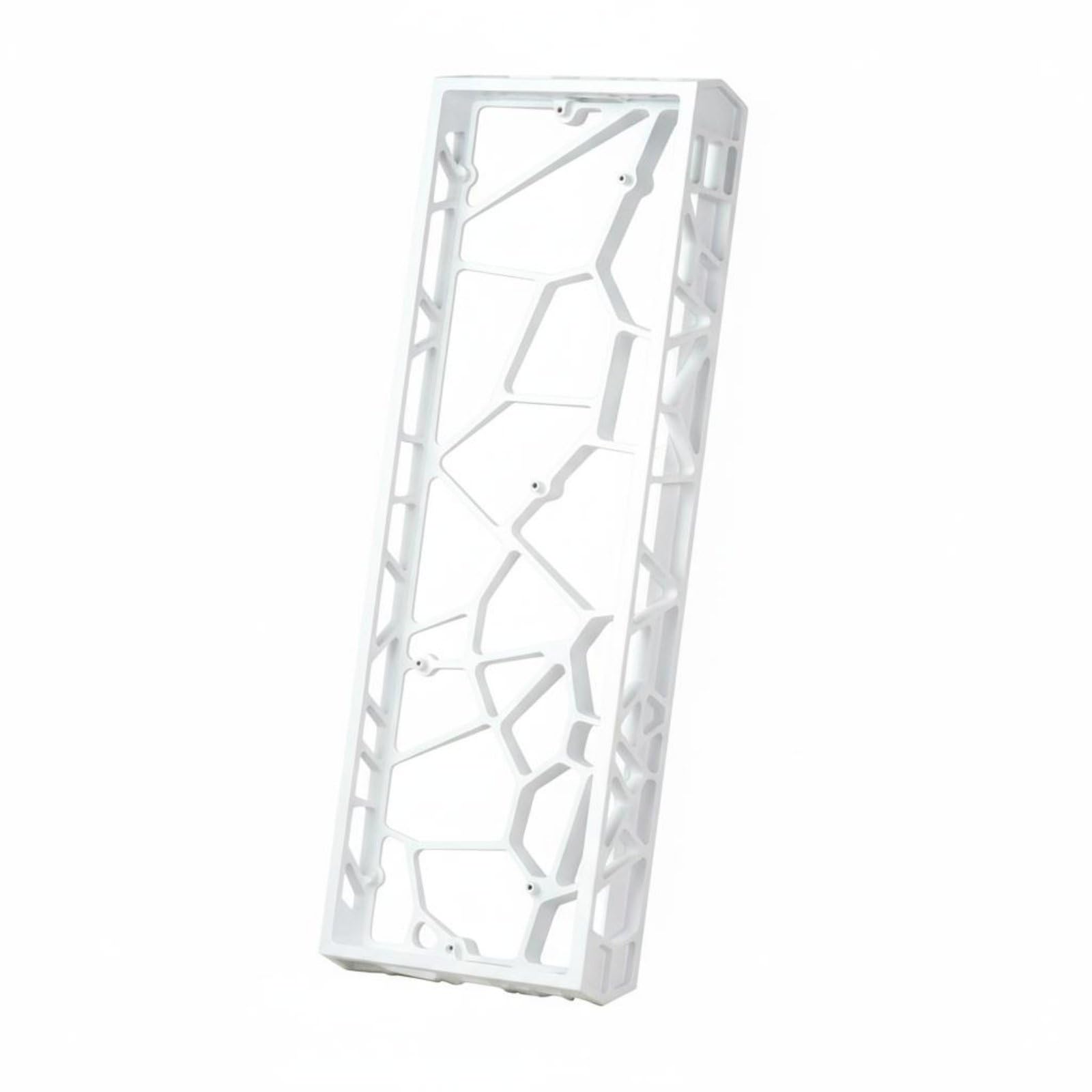 Carcasa de Teclado de Aluminio Aleación CNC Marco Esqueleto 60 Chasis Mecánico Funda Compatible con GH60 Puerto USB C Extraíble Adecuada para Juegos, White