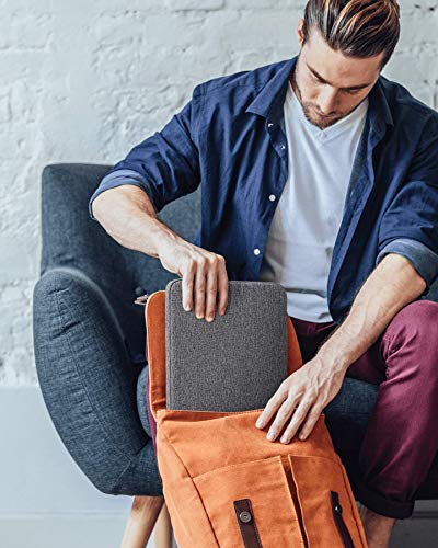 Image of Inateck 13 Inch Case Sleeve 360 Protection Compatible with MacBook Pro M1 Air M1, MacBook Air 13 2018-2020, MacBook Pro 13 2016-2020, Surface Pro 7 /6 /X /5 /4 /3, with Accesory Bag - Grey