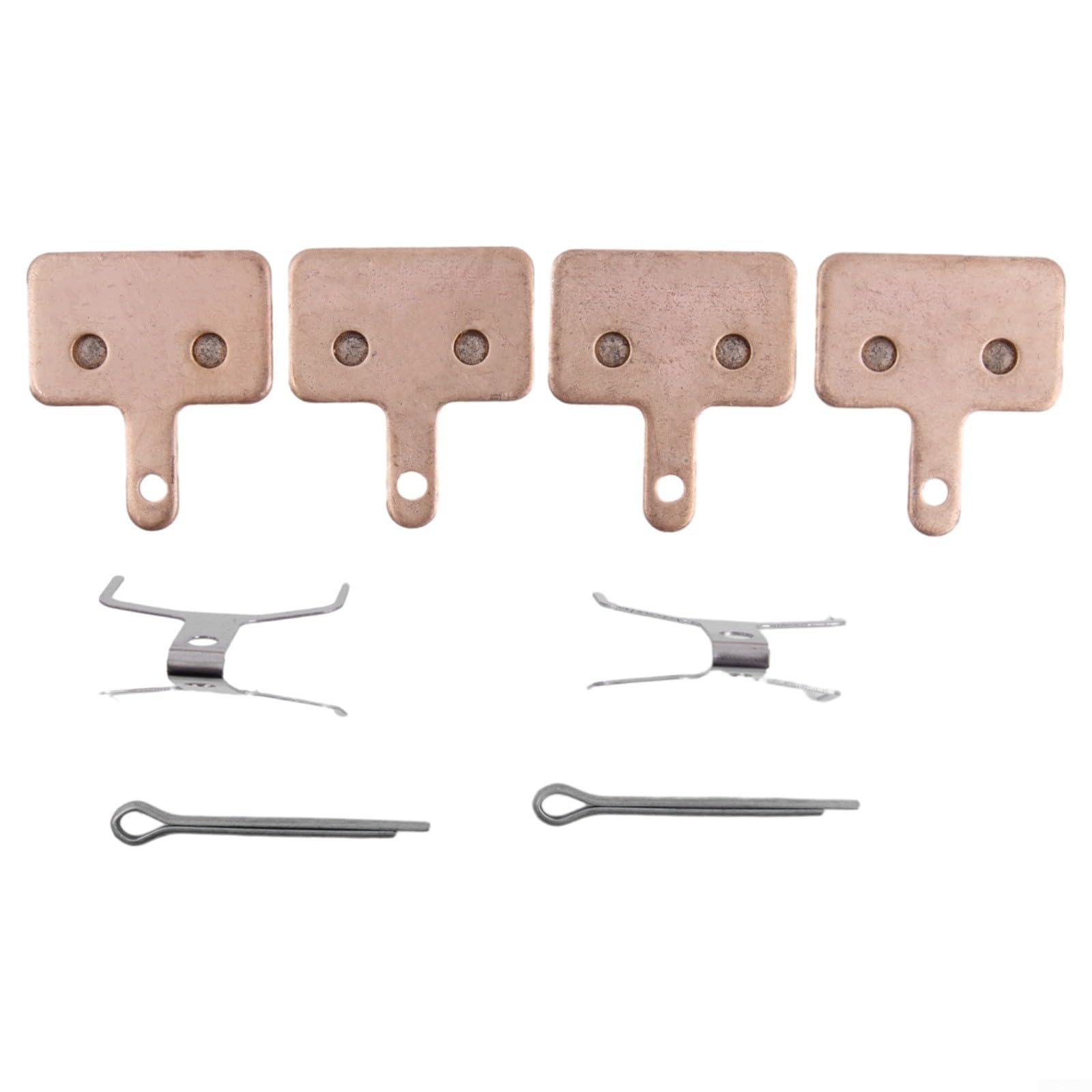 E-bike replacement brake pads 2 pairs compatible with For XOD calipers full metal sintered composition for dependable performance on varied terrain