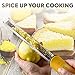 Stainless Steel Cheese and Citrus Zester Grater w/Extra Sharp Blade - Perfect for Lemons, Parmesan, Garlic, Chocolate - Spice Up any Kitchen Dish in Seconds with Your Premium Hand Held Shredder