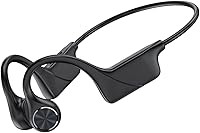 Vista 1 de MONODEAL Auriculares de conducción ósea Bluetooth Auriculares inalámbricos IPX5 impermeables con micrófono Auriculares deportivos de larga duración