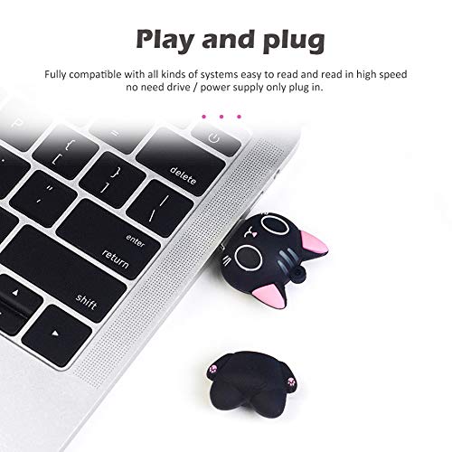 Clé USB 2.0 chat 16 Go oublis terminés grâce au porte-clés intégré - 6