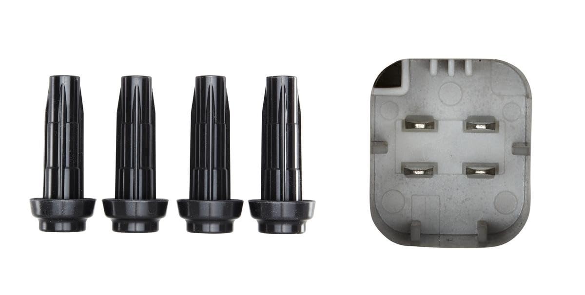 HELLA 5DA 193 175-441 Bobina de encendido - 12V - 4polos - Bobina de encendido bloque - atornillado