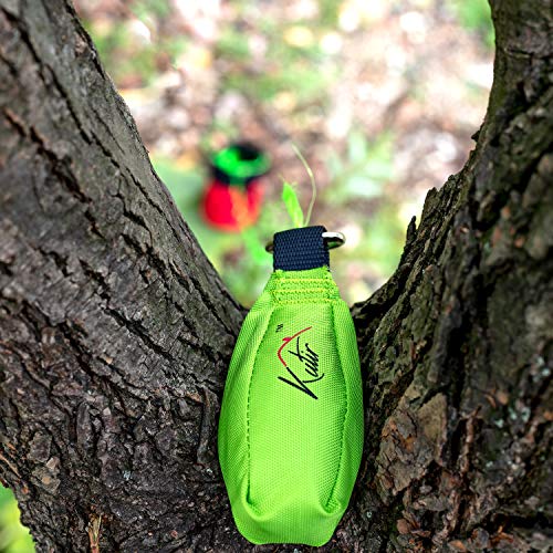 Kutir Throw Weight and Line Kit with Storage Bag 11 OZ 600D Pouch, 150 Foot Polyethylene Easter Rope for Arborists, Suitable for Tree Climbing, High Limb Throwing