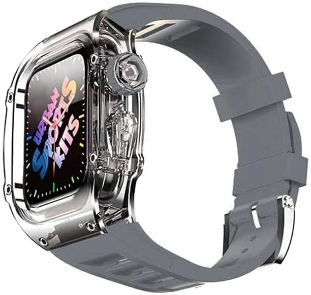 Correa de reloj de goma fluorada para entrenar con Apple Watch 44mm
