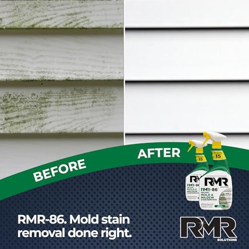 RMR-86 Instant Mold and Mildew Stain Remover Spray - Scrub Free Formula, 2 Pack - 32 oz - 3