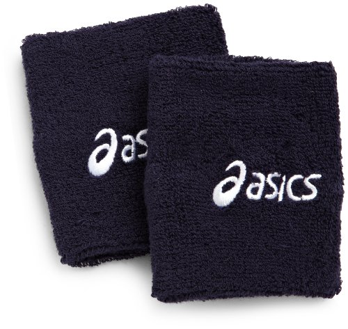 ASICS Wristbands, Navy, One Size