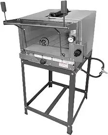 Forno de Pizza a Gás Mr Fogões 45x60 cm com Capa Inox e Infravermelho