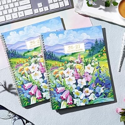 Monthly Planner 2026-2027 - 2 Year Planner 2026-2027, JAN. 2026 - DEC. 2027, 9'' x 11'' with Coated Tabs, Inner Pocket