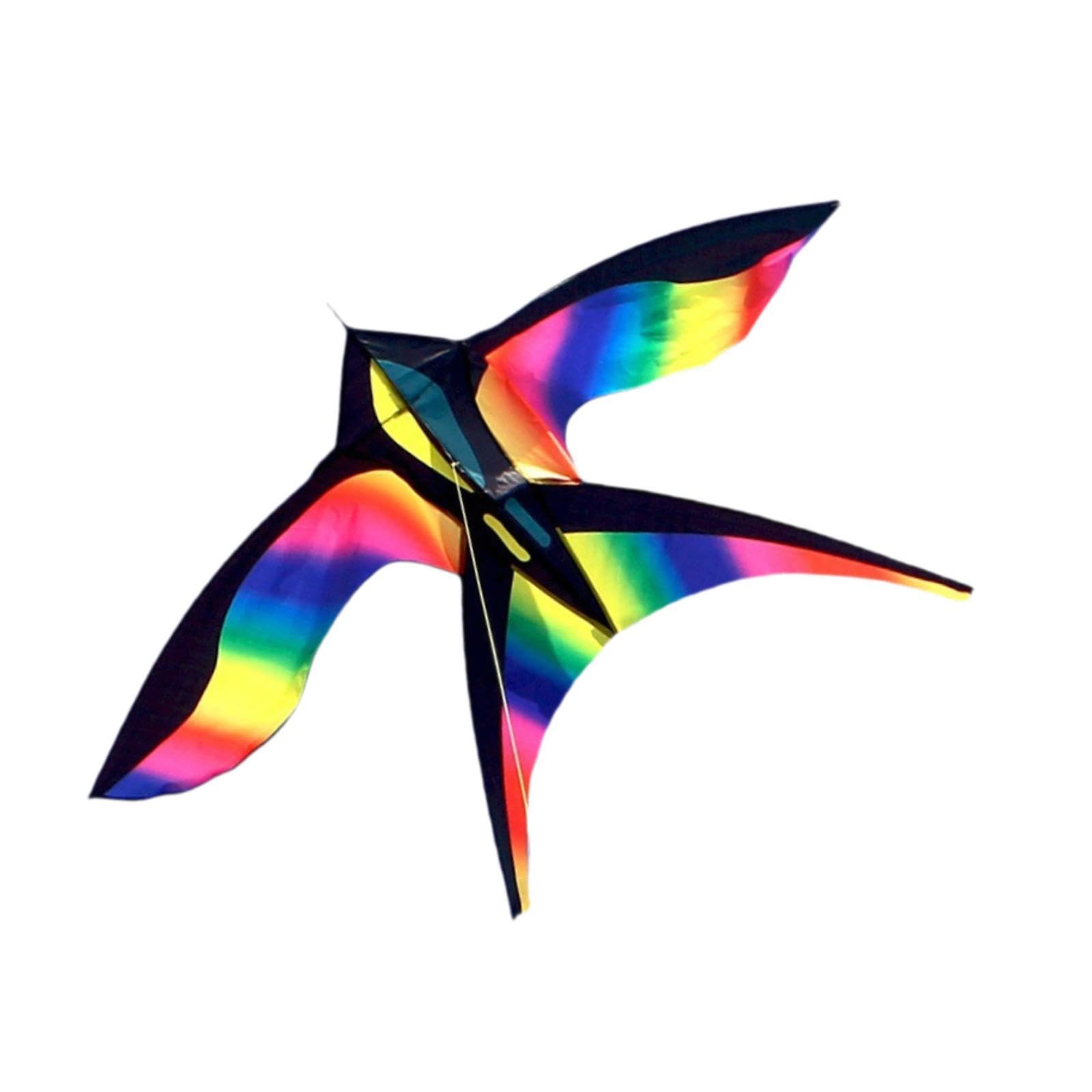 Menolana Large Kite Triangle Kiting Outdoor Game Kite Single Line Control for Trip Camping Backyard Hiking (String Not Included)