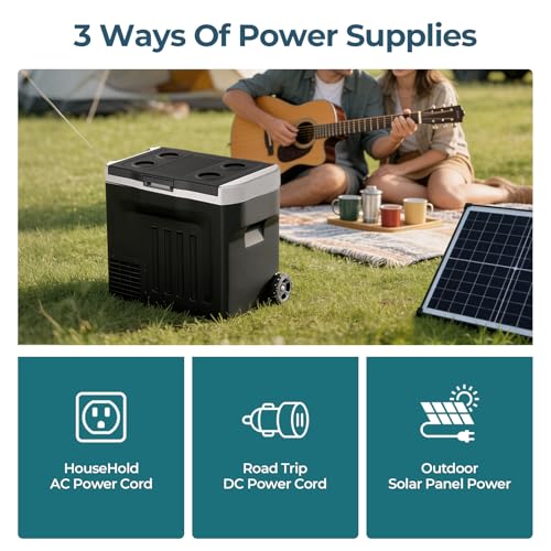 Portable Car Refrigerator Freezer Dual Zone