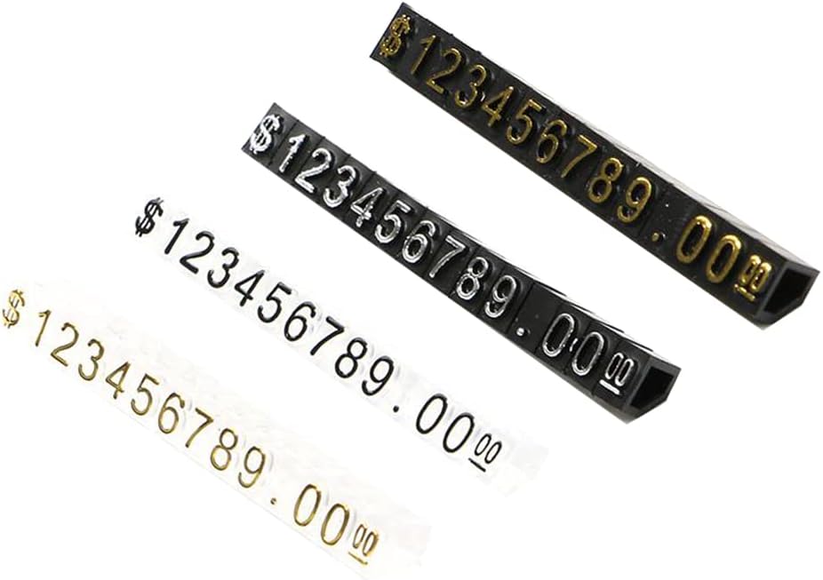 Prix Étiquette, Mini Cube Prix Étiquette, Cubes d'affichage de Prix