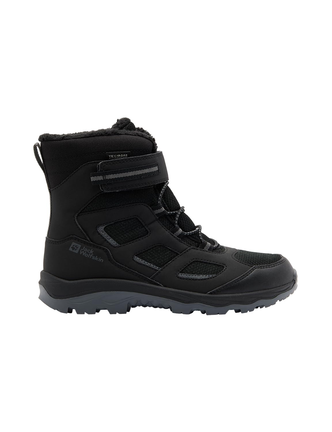 Jack Wolfskin Vojo Wt Texapore High K dziecięce buty outdoorowe, uniseks, Phantom, 27 EU