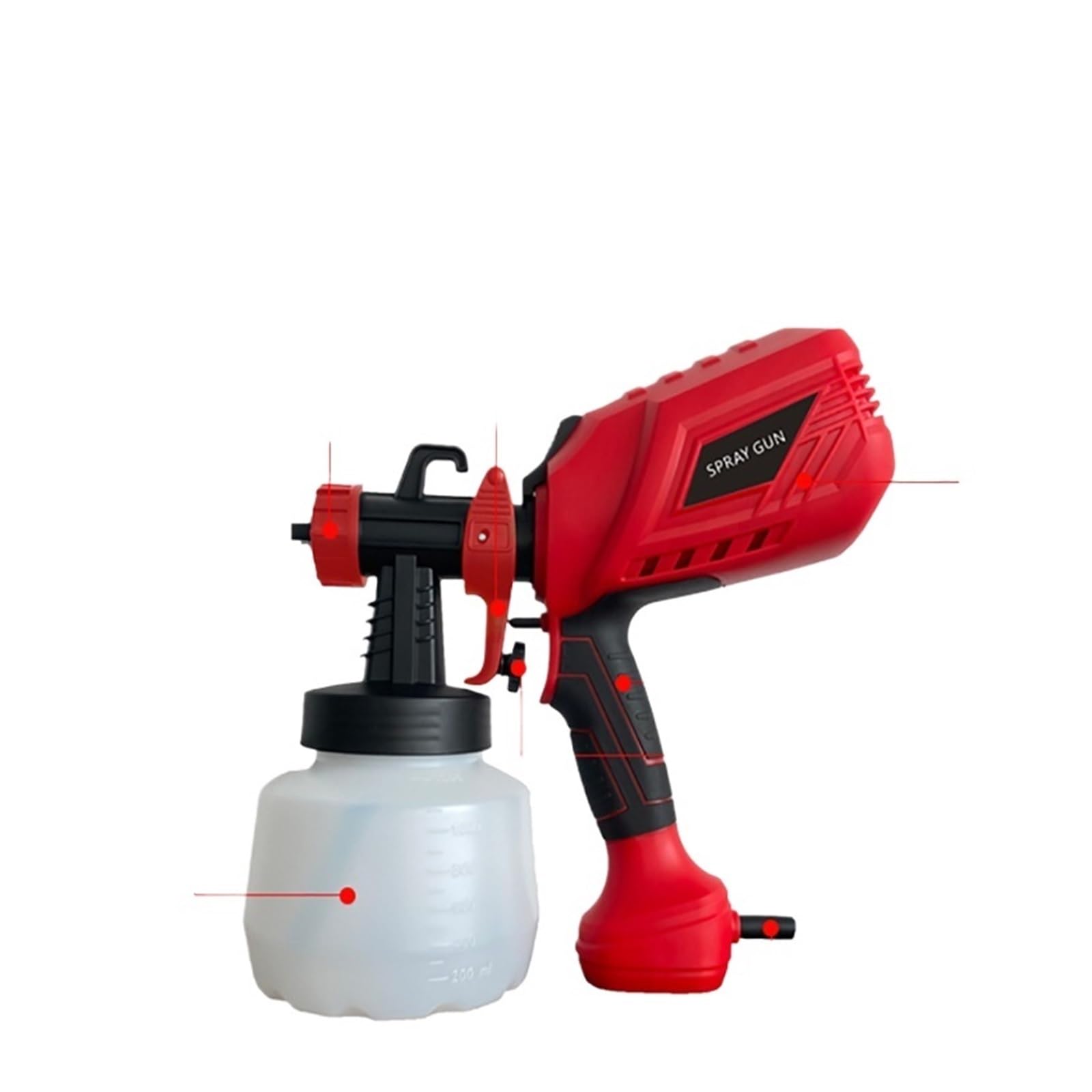 Pistola Rociadora, Pistola pulverizadora eléctrica portátil de alta potencia for pintar y desinfectar el hogar