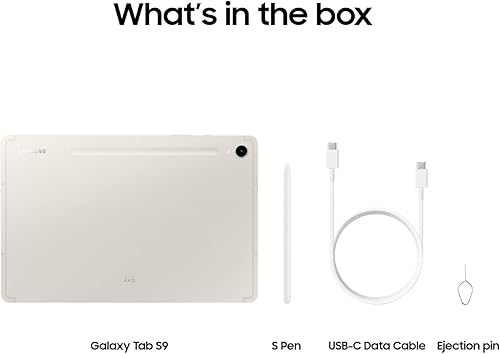 Miniatura 5 de Samsung Galaxy Tab S9 11" 256GB WiFi 7 Android AI Tablet, procesador Snapdragon 8 Gen 2, pantalla AMOLED, S Pen de diseño duradero incluido, batería