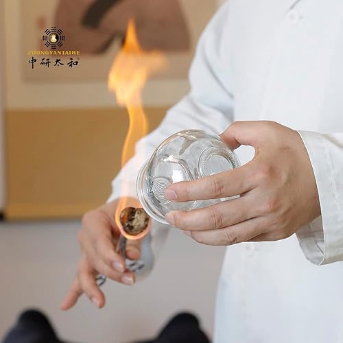 Miniatura 6 de Juego de ventosas de vidrio profesional, juego de terapia de ventosas de 12 piezas de frascos de vidrio grueso para masaje, espalda, aliviar la