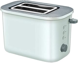 ZHHAOXINTS Durable Grille-Pain, Grille Pain 2 Fentes Extra Larges avec 7 Niveaux de Pain Grillé, Acier Inoxydable, Réchauffage et Annulation + Tiroir de Miettes Amovible Classique, Green