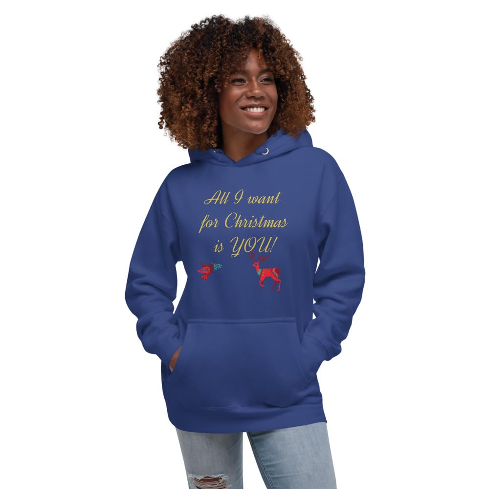 TheBoboGo Holiday Feeling Unisex Premium Hoodie, Super Soft, Christmas Style, Gift for Her/Him