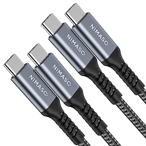 NIMASO USB C to Type C ケーブル 2本セット 1m+1m PD対応