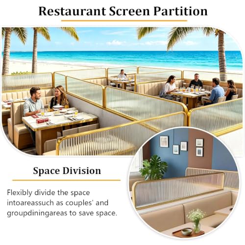 Pare-vue de restaurant opaque pour isoler les tables du bruit